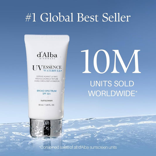 D'Alba Waterfull Essence Lightweight Sunscreen SPF50+